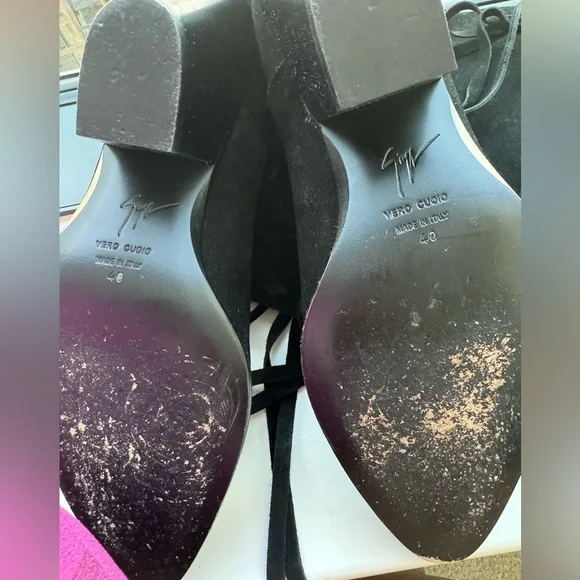 Giuseppe Zanotti Demi Studded Fringed Suede Boots - Picture 9 of 9